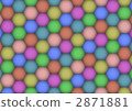 Hexagonal pattern 7 colors 2871881