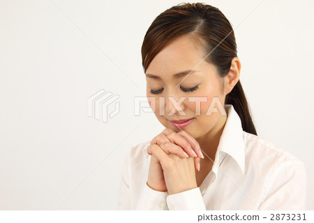 businesswoman, pray, praying 2873231