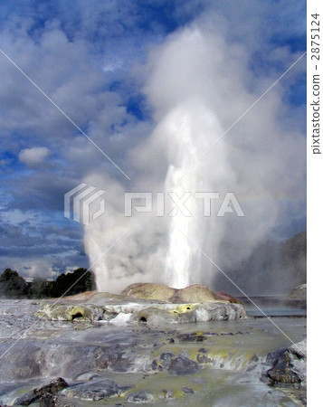 Rotorua geyser 2875124