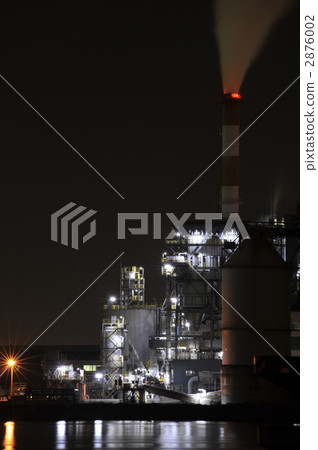 Factory night view Factory night view 2876002