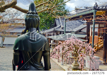 京都現在Kumano Kannonji Kannon和一個哭泣的李子 2877276