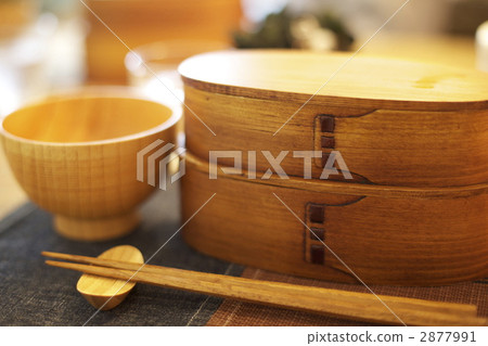 便當盒 圓形的便當盒 環狀的 2877991