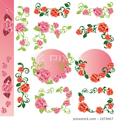 Roses design set - Stock Illustration [2878667] - PIXTA