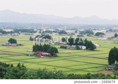 豪宅的視圖（平原的農村村莊：岩手縣Kisawa 2） 2880674