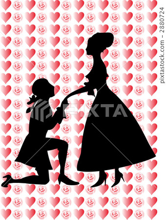 公主 陰影圖 牽手 2880724