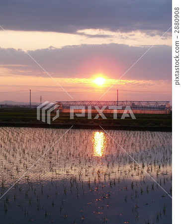 日落農村地區 2880908