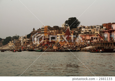 Dawn of the Ganges river 2881133