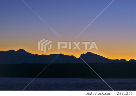 南阿爾卑斯山的夜景 南阿爾卑斯山的夜景 2881235