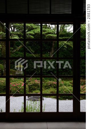 Kyoto, Kinpukuji, Kotobukiya garden across the window 2881783