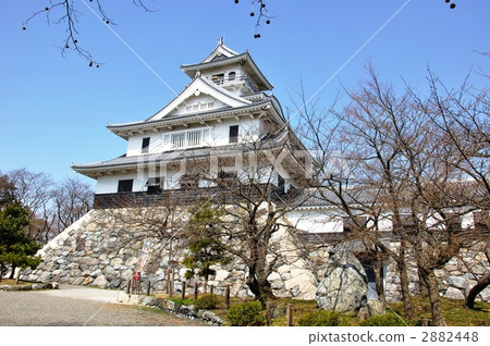 I look up at Nagahama castle 2882448
