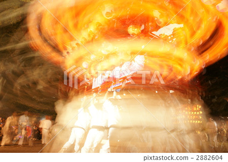 Mida Hachimangu Shrine Autumn Festival Hanabata turn sideways position 2882604