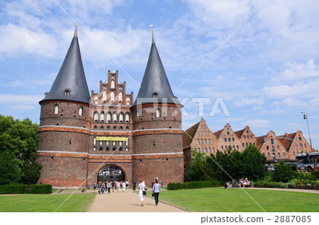 Germany Lübeck Holsten gate Germany Lübeck Holsten gate 2887085