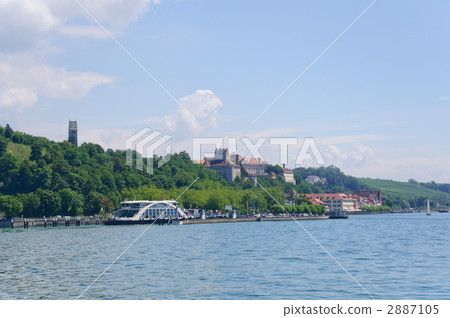 The streets of Germany's Meersburg and Lake Constance The streets of Germany's Meersburg and Lake Constance 2887105