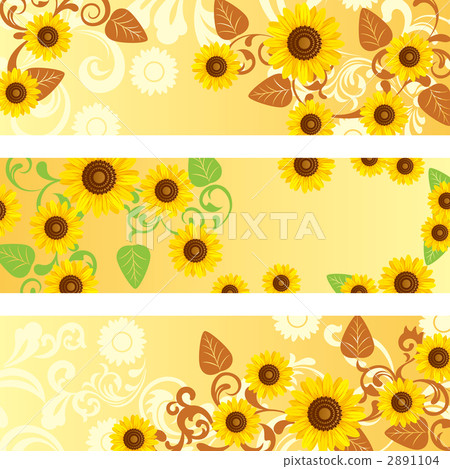 Sunflower banner set Sunflower banner set 2891104