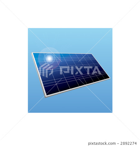 Illustration of a solar panel Illustration of a solar panel 2892274