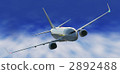 An airplane going to the destination 2892488