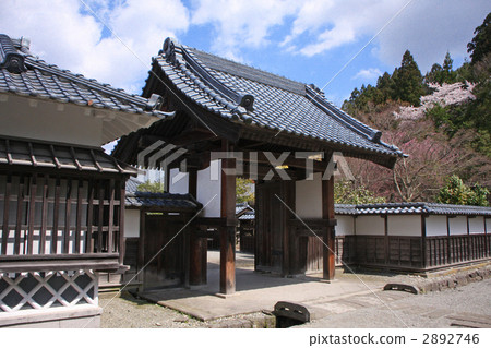 Aizu samurai house (front gate) 2892746