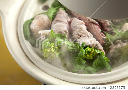 steamed dish, steamed food, meat winding of vegetables 2893175