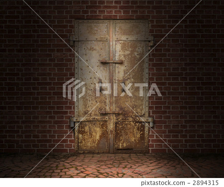 Old iron door 2894315