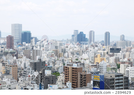 cityscape, osaka, multitenant building 2894629