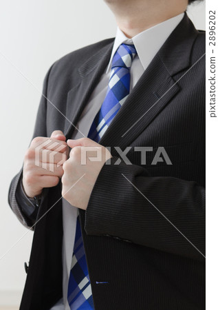 一個男人穿西裝外套 一個男人穿西裝外套 2896202