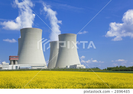 捷克核電站和油菜田 捷克核電站和油菜田 2896485