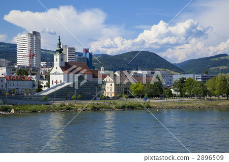 林茨和多瑙河 2896509