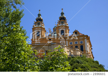 Merk monastery in Wachau Valley Merk monastery in Wachau Valley 2896601