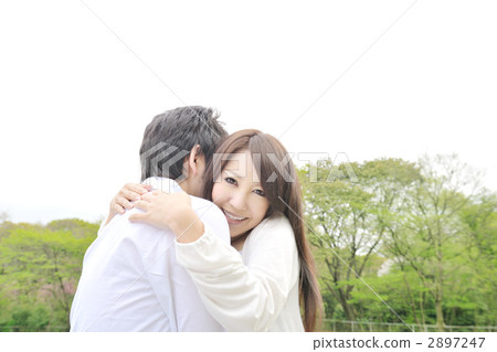 embrace, Young female, couple 2897247