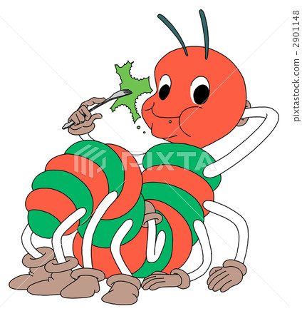 無毛的毛毛蟲 illustration 數字動畫 2901148