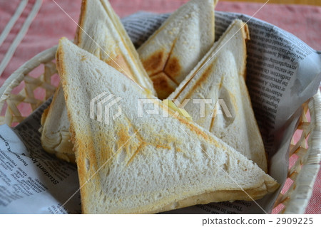 早餐 白麵包 三明治 2909225