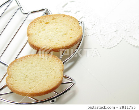 Rusk [Image of cooking class/baked confectionery] [White background] 2911755