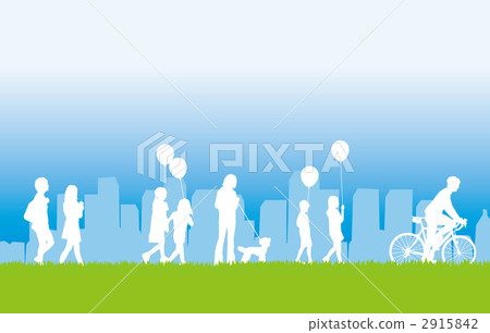 Town lifestyle scenery 2915842