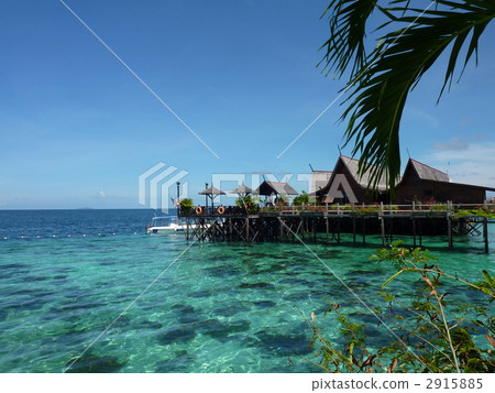 over-water cottage, bungalow on the water, maritime 2915885