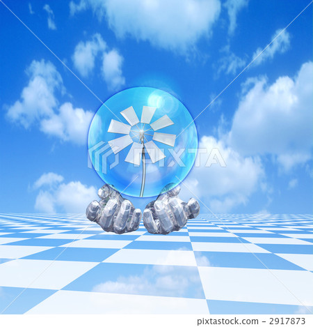 Windmill scenery / wind power generation 2917873