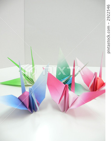 folded paper crane, origami, craft 2922546