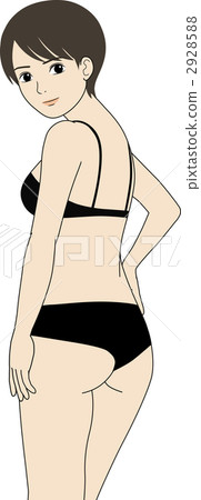 女性/後視圖 女性/後視圖 2928588