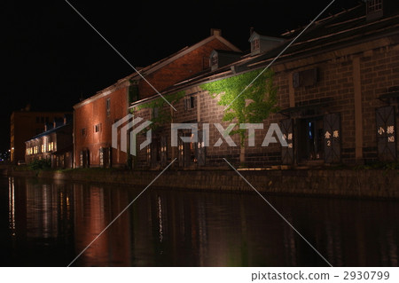 Night view of Otaru Canal Night view of Otaru Canal 2930799