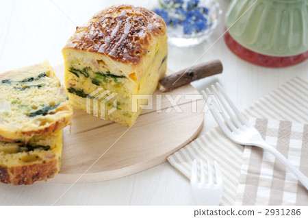 napkin, sliced, pound cake 2931286