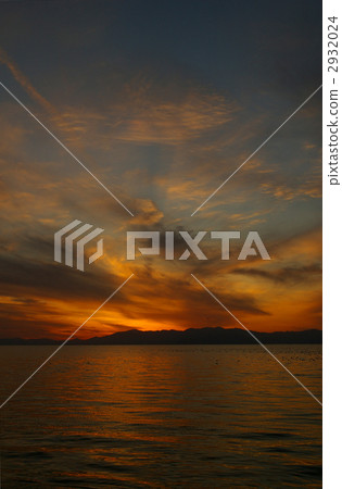 Lake Biwa at dusk 2932024