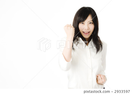 Female employees of Guts pose 2933597