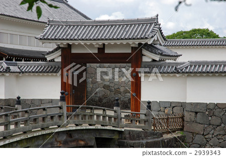 走在山形市·山形城Ninomaru Higashi Ota門 2939343