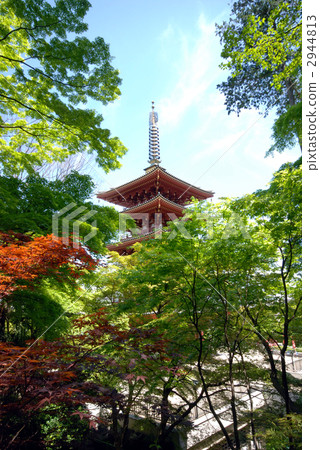takahata fudoson temple, quintuple of tower, to 2944813