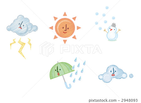 天氣 插圖 數碼成像圖片 2948093