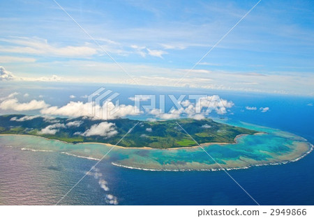 從天空看石垣島珊瑚礁（石垣島/沖繩縣） 2949866