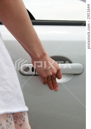 One woman (car car passenger car driver's license drive leisure transport driver) 2951644