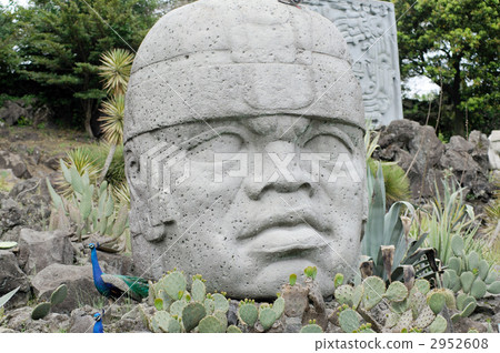 奧爾梅卡巨石人頭雕像 2952608