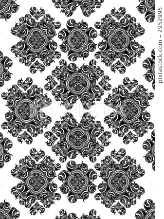 佩斯利圖案（白色） 2952995
