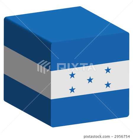 Flag _ Cube _ Honduras 2956754