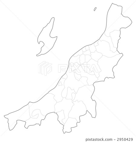 新潟縣地圖 2958429